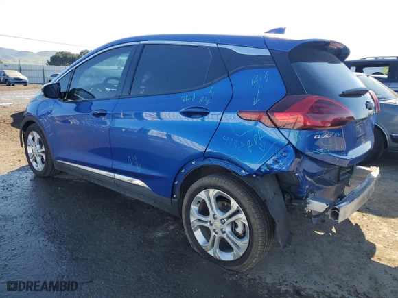 2021 Chevrolet Bolt EV LT with VIN 1G1FY6S01M4112008, listed as a Copart auction lot 46938165 with 58,655 mi miles and Salvage Title. Bid and sale history available at carsss.com. Image 2.