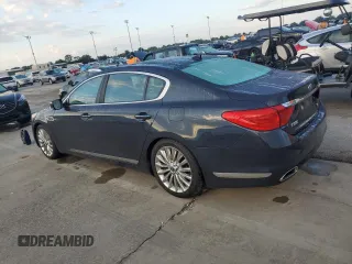 2015 Kia K900 Luxury with VIN KNALW4D43F6022254, listed as a Copart auction lot 73966104 with 52,161 mi miles and Salvage Title. Bid and sale history available at carsss.com. Image 2.