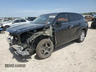 2022 Toyota Highlander LE z VIN 5TDZZRAH4NS092272, wystawiony jako Copart lot #48683415 z przebiegiem 54 116 mil mil oraz Szkoda całkowita • Salvage title. Historia ofert i sprzedaży dostępna na DreamBid. Obrazek 1.