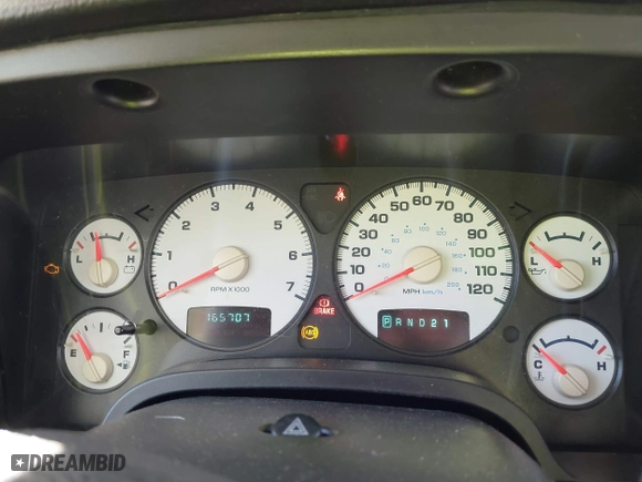 2003 Dodge Ram 1500 ST with VIN 1D7HA16D73J570663, listed as a IAAI auction lot 41854450 with 165,707 mi miles. Bid and sale history available at carsss.com. Image 7.
