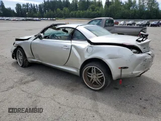 2002 Lexus SC 430 with VIN JTHFN48Y620014211, listed as a Copart auction lot 62884425 with Not provided miles and Salvage title. Bid and sale history available at DreamBid. Image 2.