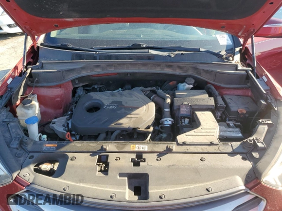 2017 Hyundai Santa Fe Sport 2.0T with VIN 5XYZU4LA9HG425911, listed as a Copart auction lot 46629355 with 127,546 mi miles and Clean Title. Bid and sale history available at carsss.com. Image 12.