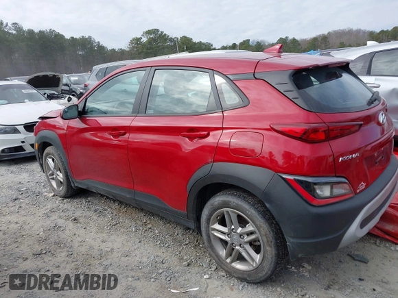2022 Hyundai Kona Preferred with VIN KM8K22AB9NU856973, listed as a IAAI auction lot 41621249 with 65,291 mi miles. Bid and sale history available at carsss.com. Image 14.