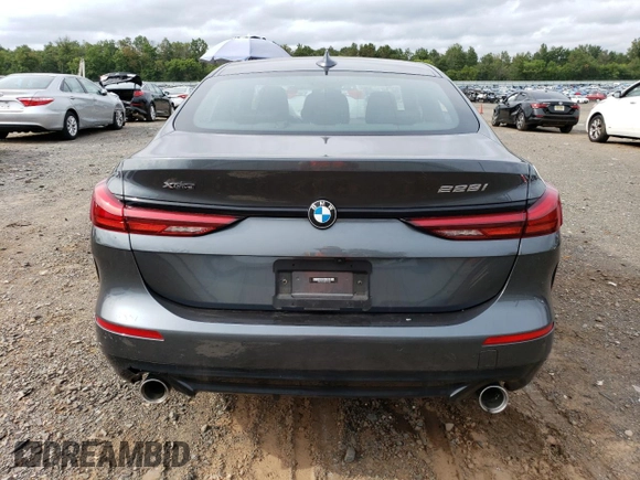 2021 BMW 2 Series 228i xDrive with VIN WBA73AK0XM7H41052, listed as a Copart auction lot 65650163 with 10,243 mi miles. Bid and sale history available at carsss.com. Image 6.