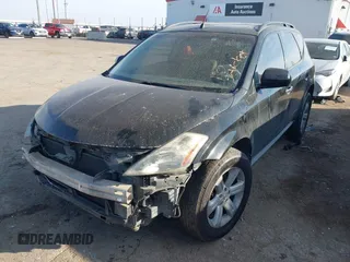 2007 Nissan Murano S with VIN JN8AZ08W77W602425, listed as a IAAI auction lot 41575887 with 136,513 mi miles and . Bid and sale history available at DreamBid. Image 2.
