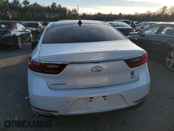 2017 Kia Cadenza Premium with VIN KNALC4J1XH5069485, listed as a Copart auction lot 81542584 with 76,134 mi miles and Salvage Title. Bid and sale history available at carsss.com. Image 6.