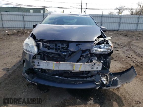 2010 Toyota Prius II with VIN JTDKN3DUXA1061988, listed as a Copart auction lot 53116455 with 184,372 mi miles and Salvage Title. Bid and sale history available at carsss.com. Image 5.