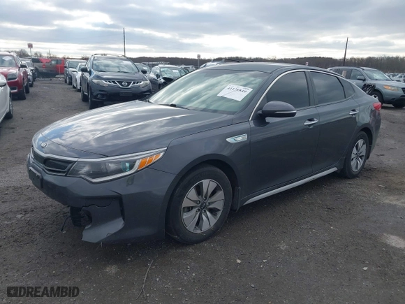 2017 Kia Optima Hybrid with VIN KNAGT4LE3H5018623, listed as a IAAI auction lot 41131849 with 143,795 mi miles. Bid and sale history available at carsss.com. Image 17.