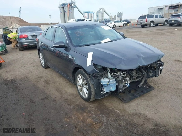 2017 Kia Optima EX with VIN 5XXGU4L33HG159007, listed as a IAAI auction lot 41893756 with 87,971 mi miles. Bid and sale history available at carsss.com. Image 1.