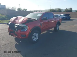 2024 Ford Ranger XL with VIN 1FTER4BH0RLE71938, listed as a IAAI auction lot 41763400 with 397 mi miles. Bid and sale history available at carsss.com. Image 2.
