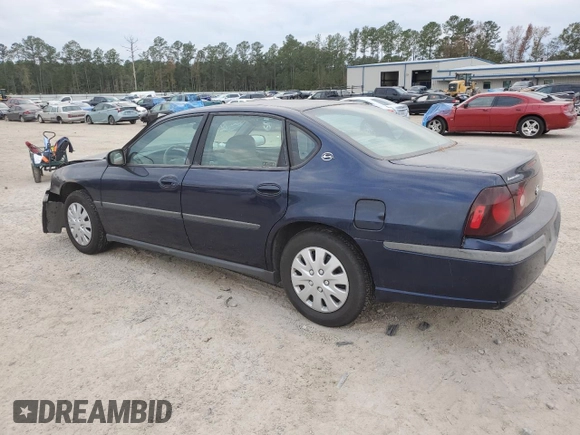 2002 Chevrolet Impala z VIN 2G1WF55E529224893, wystawiony jako Copart lot #80500034 z przebiegiem Nie podano mil oraz Szkoda całkowita • Salvage title. Historia ofert i sprzedaży dostępna na DreamBid. Obrazek 2.