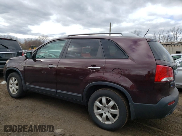 2011 Kia Sorento LX with VIN 5XYKTCA13BG055192, listed as a Copart auction lot 52969655 with 263,011 mi miles and Salvage Title. Bid and sale history available at DreamBid. Image 2.