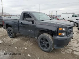 2015 Chevrolet Silverado 1500 Work Truck with VIN 1GCNKPEC6FZ403819, listed as a Copart auction lot 42355495 with 55,673 mi miles and Salvage Title. Bid and sale history available at carsss.com. Image 4.