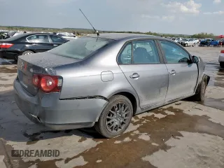 2008 Volkswagen Jetta Sedan S with VIN 3VWJM71K28M160291, listed as a Copart auction lot 50572735 with 0 mi miles and Salvage Title. Bid and sale history available at carsss.com. Image 3.