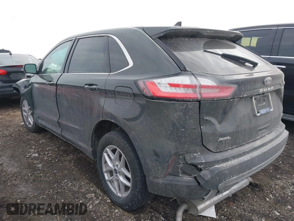 2024 Ford Edge SEL with VIN 2FMPK4J90RBA42513, listed as a IAAI auction lot 41452622 with 23,009 mi miles. Bid and sale history available at carsss.com. Image 3.