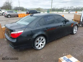 2004 BMW 5 Series 525i with VIN WBANA53524B849920, listed as a IAAI auction lot 41936722 with 227,962 mi miles. Bid and sale history available at carsss.com. Image 4.