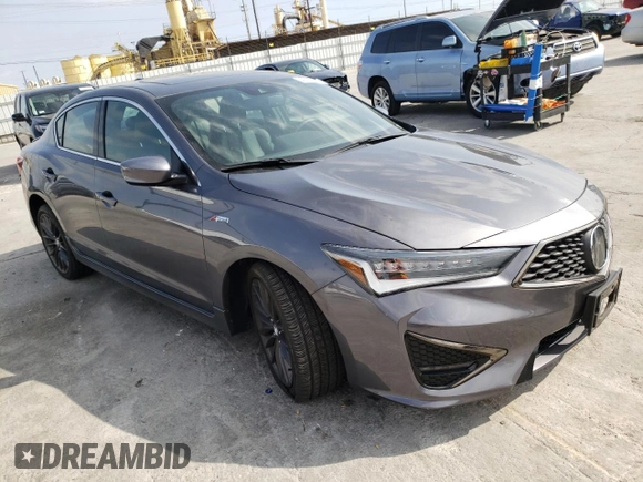 2022 Acura ILX Premium with VIN 19UDE2F81NA006792, listed as a Copart auction lot 48696873 with 6,183 mi miles and . Bid and sale history available at DreamBid. Image 4.