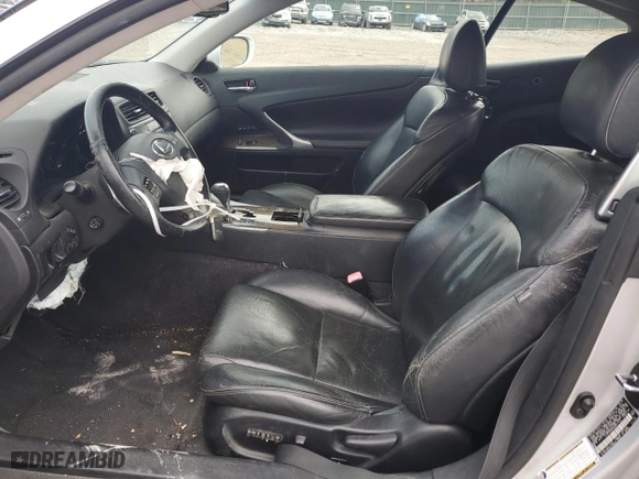 2010 Lexus IS 250C with VIN JTHFF2C2XA2501113, listed as a Copart auction lot 80511714 with 209,501 mi miles and Salvage Title. Bid and sale history available at carsss.com. Image 7.