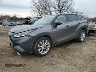 2023 Toyota Highlander L z VIN 5TDKDRBHXPS528253, wystawiony jako Copart lot #43989105 z przebiegiem 23 995 mil mil oraz Szkoda całkowita • Salvage title. Historia ofert i sprzedaży dostępna na DreamBid. Obrazek 1.