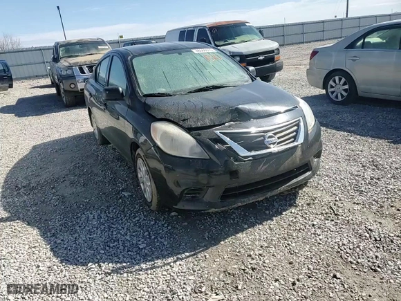 2014 Nissan Versa S Plus with VIN 3N1CN7AP3EL859809, listed as a Copart auction lot 46586515 with 0 mi miles and Non Repairable. Bid and sale history available at carsss.com. Image 13.