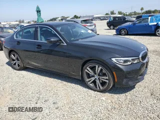 2020 BMW 3 Series 330i with VIN WBA5R1C05LFH45373, listed as a Copart auction lot 62196625 with 37,732 mi miles and Salvage title. Bid and sale history available at DreamBid. Image 4.