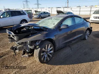 2025 Tesla Model 3 Long Range with VIN 5YJ3E1EB0SF904322, listed as a Copart auction lot 88986695 with Not Provided miles and Salvage Title. Bid and sale history available at DreamBid. Image 1.