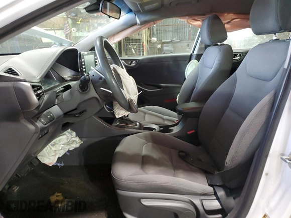 2020 Hyundai Ioniq Blue with VIN KMHC65LC4LU221107, listed as a Copart auction lot 57318345 with 141,031 mi miles and Salvage title. Bid and sale history available at DreamBid. Image 7.