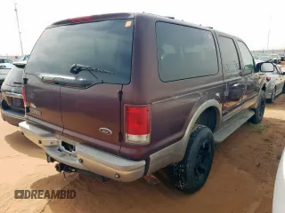 2001 Ford Excursion Limited z VIN 1FMNU43S31EA19303, wystawiony jako Copart lot #55433165 z przebiegiem 319 470 mil mil oraz Czysty tytuł • Clean title. Historia ofert i sprzedaży dostępna na DreamBid. Obrazek 3.