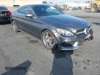2017 Mercedes-Benz C 300 with VIN WDDWJ4JB2HF353031, listed as a IAAI auction lot 41254369 with 100,755 mi miles and . Bid and sale history available at carsss.com. Image 1.