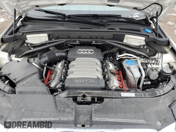 2010 Audi Q5 with VIN WA1MKCFP7AA074734, listed as a Copart auction lot 48619855 with 163,044 mi miles and Salvage title. Bid and sale history available at DreamBid. Image 12.