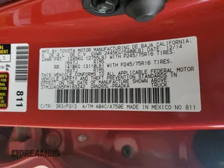 2015 Toyota Tacoma PreRunner z VIN 3TMJU4GN5FM183242, wystawiony jako Copart lot #46185705 z przebiegiem 71 932 mil mil oraz Szkoda całkowita • Salvage title. Historia ofert i sprzedaży dostępna na DreamBid. Obrazek 12.