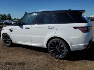 2022 Land Rover Range Rover Sport HST with VIN SALWS2RU8NA209423, listed as a Copart auction lot 63088975 with 76,703 mi miles and Clean title. Bid and sale history available at DreamBid. Image 2.