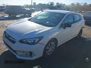 2020 Subaru Impreza with VIN 4S3GTAB62L3708475, listed as a IAAI auction lot 41211458 with 32,510 mi miles and . Bid and sale history available at DreamBid. Image 2.