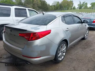 2013 Kia Optima LX with VIN 5XXGM4A70DG129754, listed as a IAAI auction lot 42061666 with 225,099 mi miles. Bid and sale history available at carsss.com. Image 4.