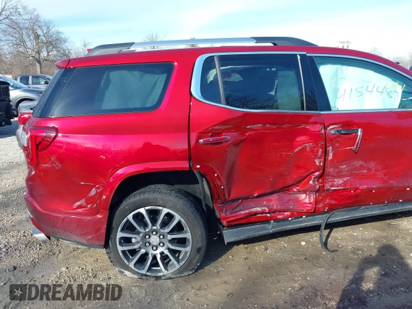 2022 GMC Acadia Denali with VIN 1GKKNPLS3NZ137375, listed as a IAAI auction lot 41544891 with 6,403 mi miles. Bid and sale history available at carsss.com. Image 6.