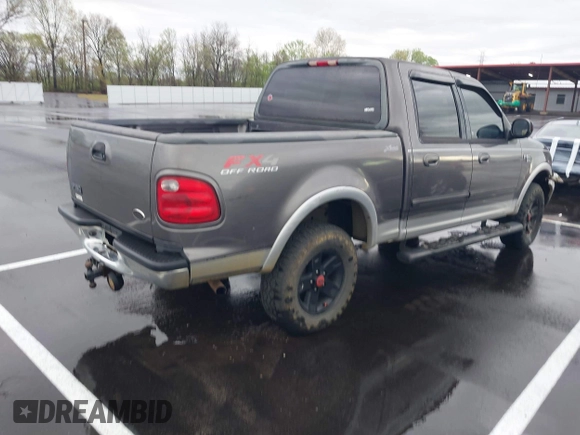 2003 Ford F-150 XLT with VIN 1FTRW08L43KD25506, listed as a IAAI auction lot 41941847 with 1 mi miles. Bid and sale history available at carsss.com. Image 4.