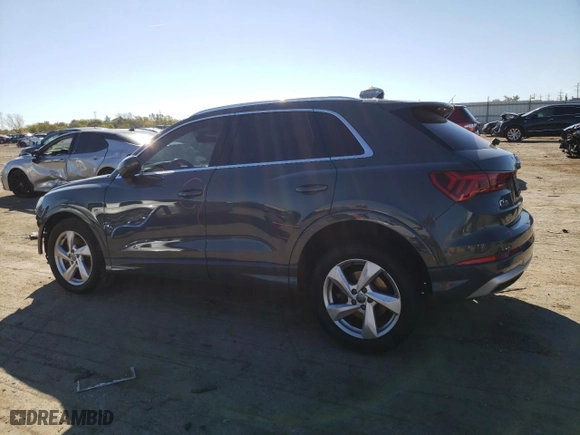 2020 Audi Q3 Premium Plus with VIN WA1BECF35L1004423, listed as a Copart auction lot 75866084 with 62,236 mi miles and Salvage Title. Bid and sale history available at carsss.com. Image 2.