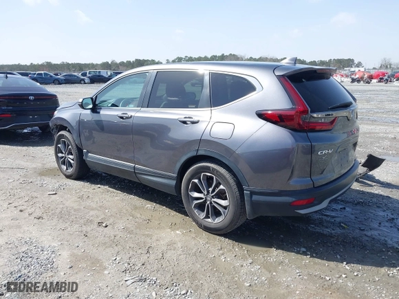 2022 Honda CR-V EX with VIN 5J6RW1H53NA011257, listed as a IAAI auction lot 41727284 with 105,543 mi miles. Bid and sale history available at carsss.com. Image 3.
