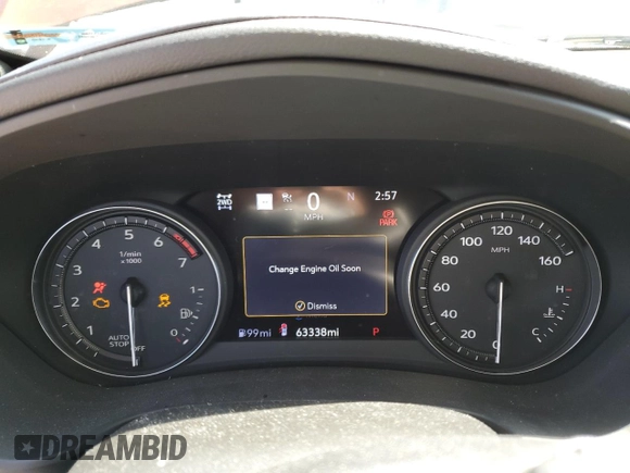 2019 Cadillac XT4 AWD Premium Luxury with VIN 1GYFZDR42KF214298, listed as a Copart auction lot 52489875 with 63,338 mi miles and Salvage title. Bid and sale history available at DreamBid. Image 9.