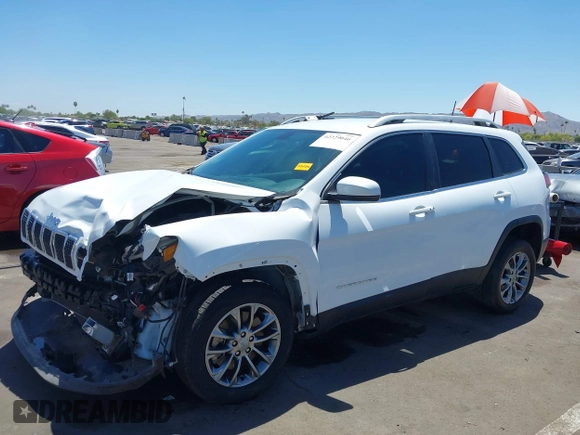 2019 Jeep Cherokee Latitude Plus z VIN 1C4PJLLB6KD420089, wystawiony jako IAAI lot #42229046 z przebiegiem 45 437 mil mil oraz . Historia ofert i sprzedaży dostępna na DreamBid. Obrazek 2.