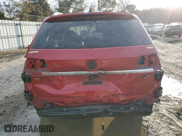 2021 Volkswagen Atlas SE z VIN 1V2HP2CA1MC540023, wystawiony jako Copart lot #45391835 z przebiegiem 63 372 mil mil oraz Szkoda całkowita • Salvage title. Historia ofert i sprzedaży dostępna na DreamBid. Obrazek 6.