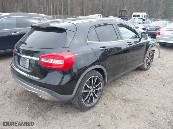 2016 Mercedes-Benz GLA with VIN WDCTG4EB9GJ200741, listed as a IAAI auction lot 41801864 with 107,351 mi miles. Bid and sale history available at carsss.com. Image 4.