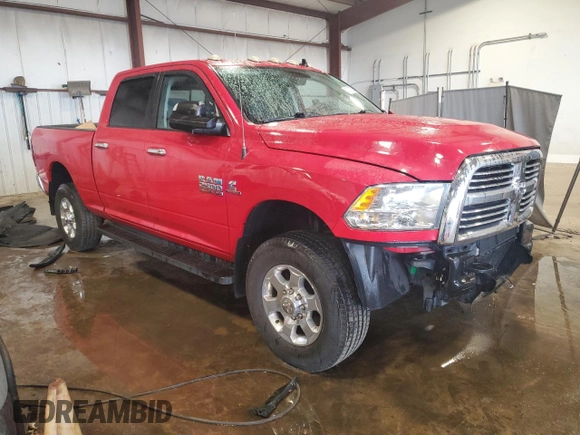 2018 Ram 2500 Big Horn with VIN 3C6UR5DL8JG185265, listed as a Copart auction lot 62773335 with 45,738 mi miles and Salvage title. Bid and sale history available at DreamBid. Image 4.