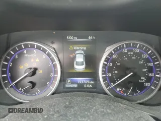 2017 Infiniti Q50 Signature Edition with VIN JN1EV7AR3HM840407, listed as a Copart auction lot 59812325 with 153,709 mi miles and Salvage title. Bid and sale history available at DreamBid. Image 9.