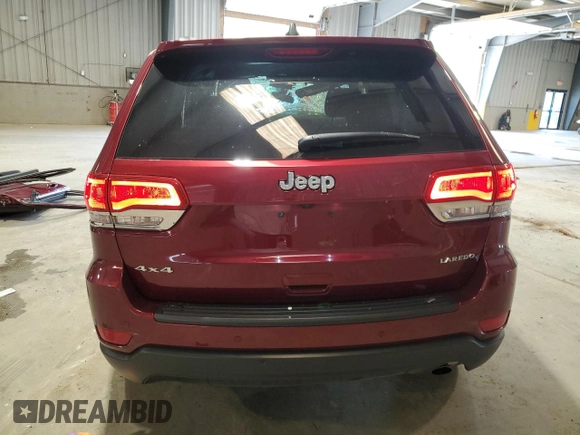 2021 Jeep Grand Cherokee Laredo E with VIN 1C4RJFAG0MC615509, listed as a Copart auction lot 62733185 with 38,762 mi miles and Salvage title. Bid and sale history available at DreamBid. Image 6.