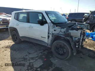 2022 Jeep Renegade Sport with VIN ZACNJDA18NPN65080, listed as a Copart auction lot 56169995 with 20,931 mi miles and Salvage title. Bid and sale history available at DreamBid. Image 4.