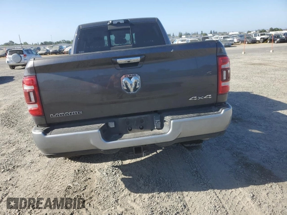 2022 Ram 2500 Laramie with VIN 3C6UR5FL9NG166078, listed as a Copart auction lot 60543875 with 51,198 mi miles and Salvage title. Bid and sale history available at DreamBid. Image 6.