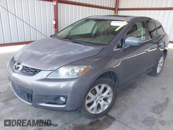 2007 Mazda CX-7 Grand Touring with VIN JM3ER29L870115788, listed as a IAAI auction lot 42154176 with 1 mi miles. Bid and sale history available at carsss.com. Image 2.