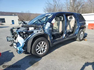 2022 Chevrolet Traverse LS with VIN 1GNERFKW0NJ185529, listed as a Copart auction lot 47858895 with 0 mi miles and Clean Title. Bid and sale history available at carsss.com. Image 1.