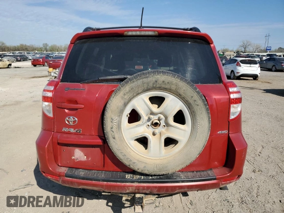 2011 Toyota RAV4 with VIN 2T3BK4DV9BW053729, listed as a Copart auction lot 50371055 with 380,040 mi miles and Salvage Title. Bid and sale history available at carsss.com. Image 6.
